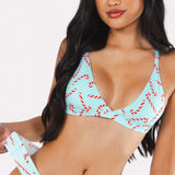 The Peppermint Pimp Canes | Candy Cane Boob Hammock™ Triangle Bralette - Shinesty - Flyclothing LLC