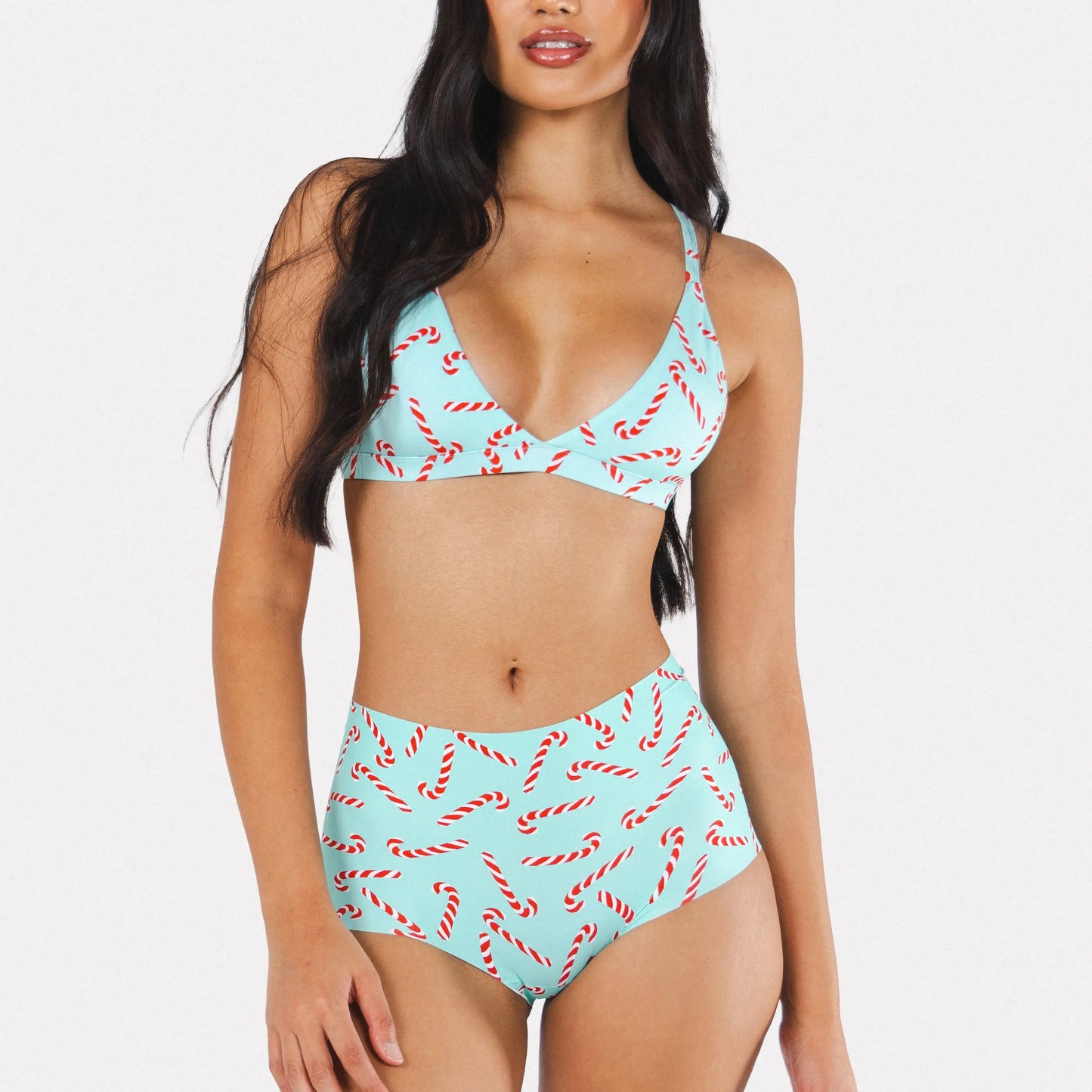 The Peppermint Pimp Canes | Candy Cane Women’s Seamless Boyshort - Shinesty - Flyclothing LLC