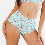 The Peppermint Pimp Canes | Candy Cane Women’s Seamless Boyshort