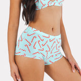 The Peppermint Pimp Canes | Candy Cane Modal Boyshort Underwear