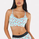 The Peppermint Pimp Canes | Candy Cane Boob Hammock™ Scoop Bralette