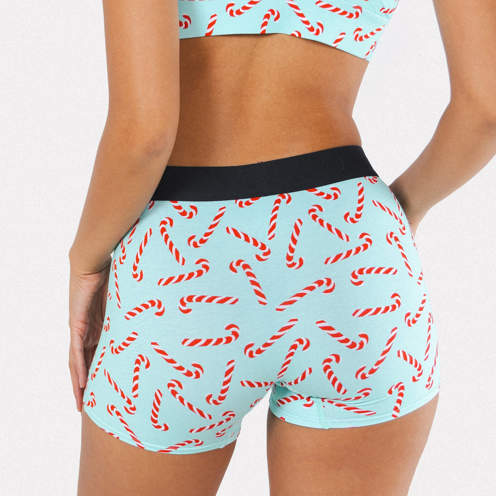 The Peppermint Pimp Canes | Candy Cane Women’s Boxers - Shinesty - Flyclothing LLC