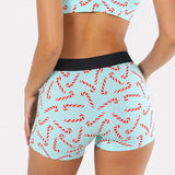 The Peppermint Pimp Canes | Candy Cane Women’s Boxers - Shinesty - Flyclothing LLC