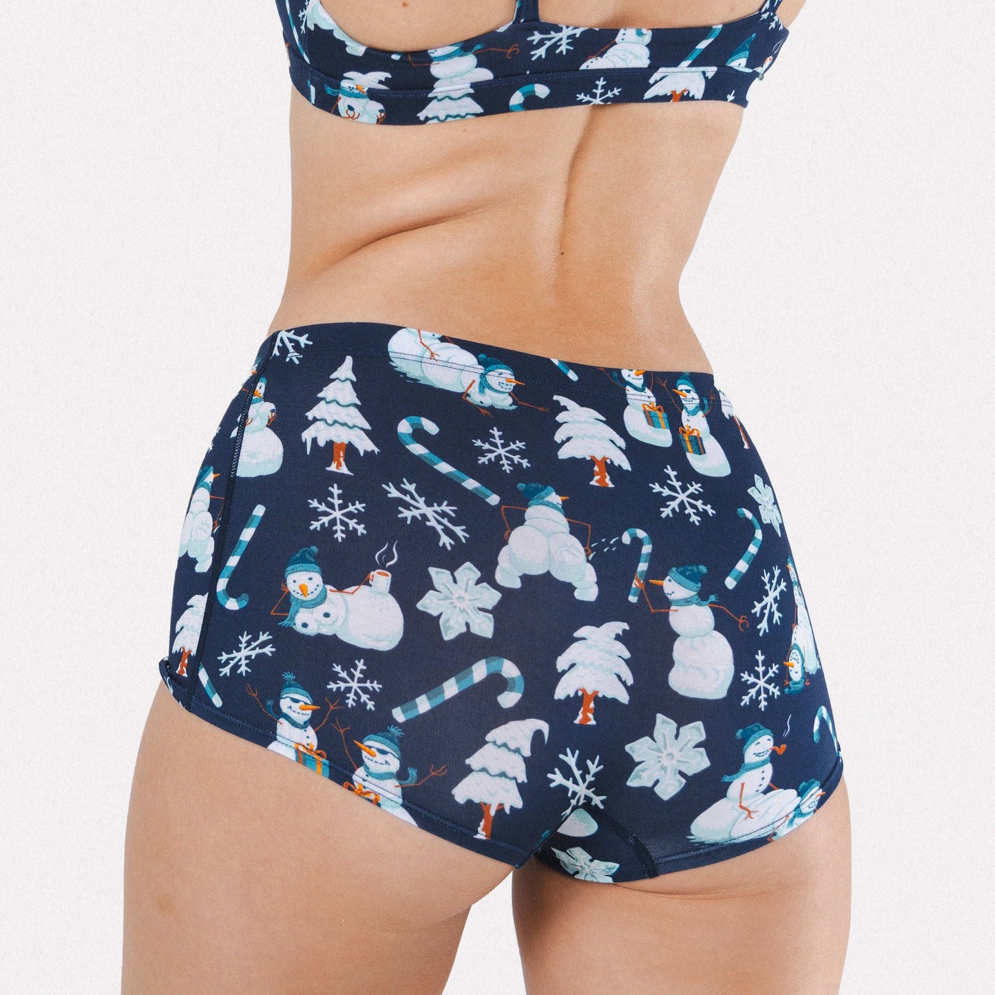 The Big Blizzard | Naughty Snowmen Modal Boyshort Underwear - Shinesty - Flyclothing LLC