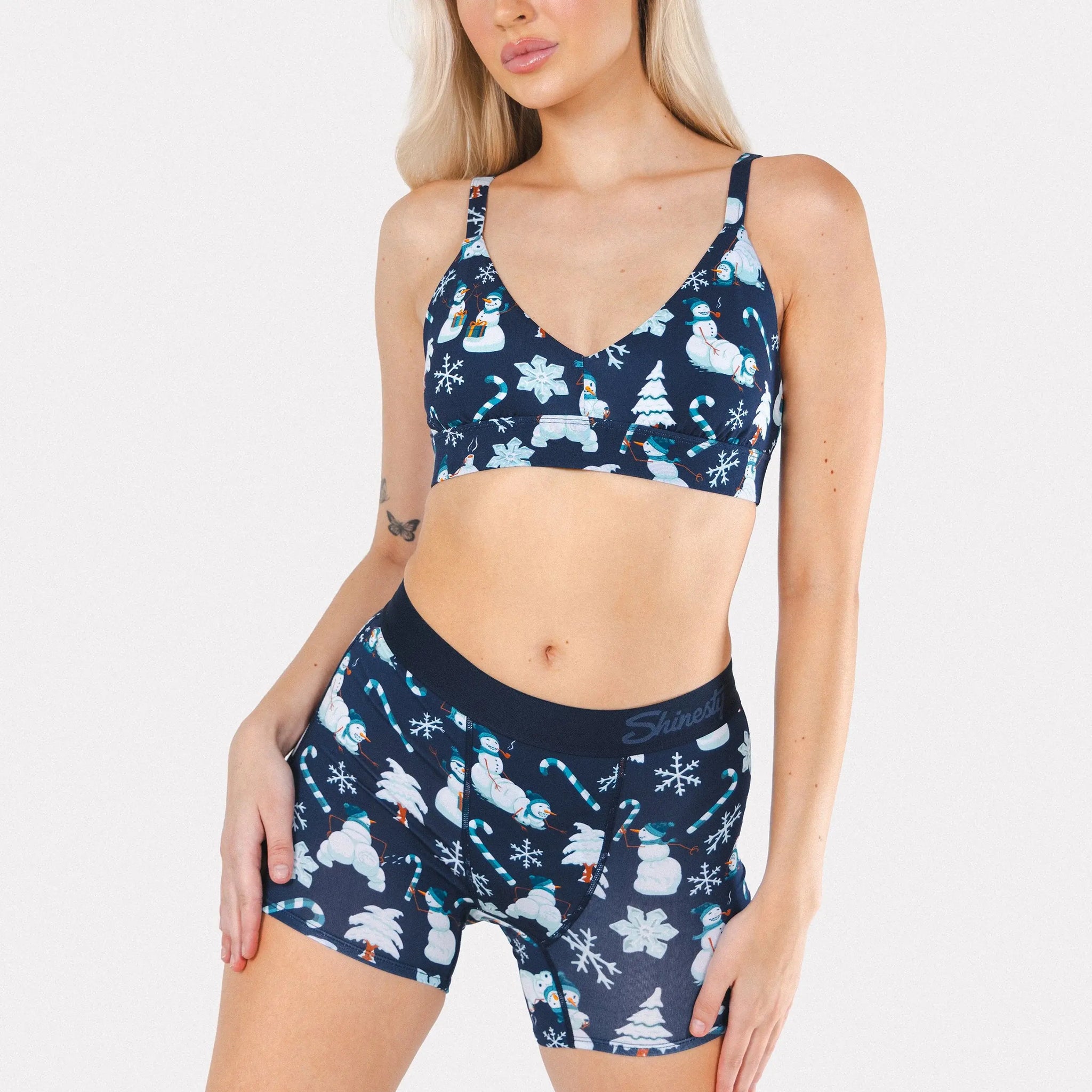 The Big Blizzard | Naughty Snowmen Women’s Boxers - Shinesty - Flyclothing LLC
