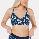 The Big Blizzard | Naughty Snowmen Boob Hammock™ Plunge Bralette - Shinesty - Flyclothing LLC