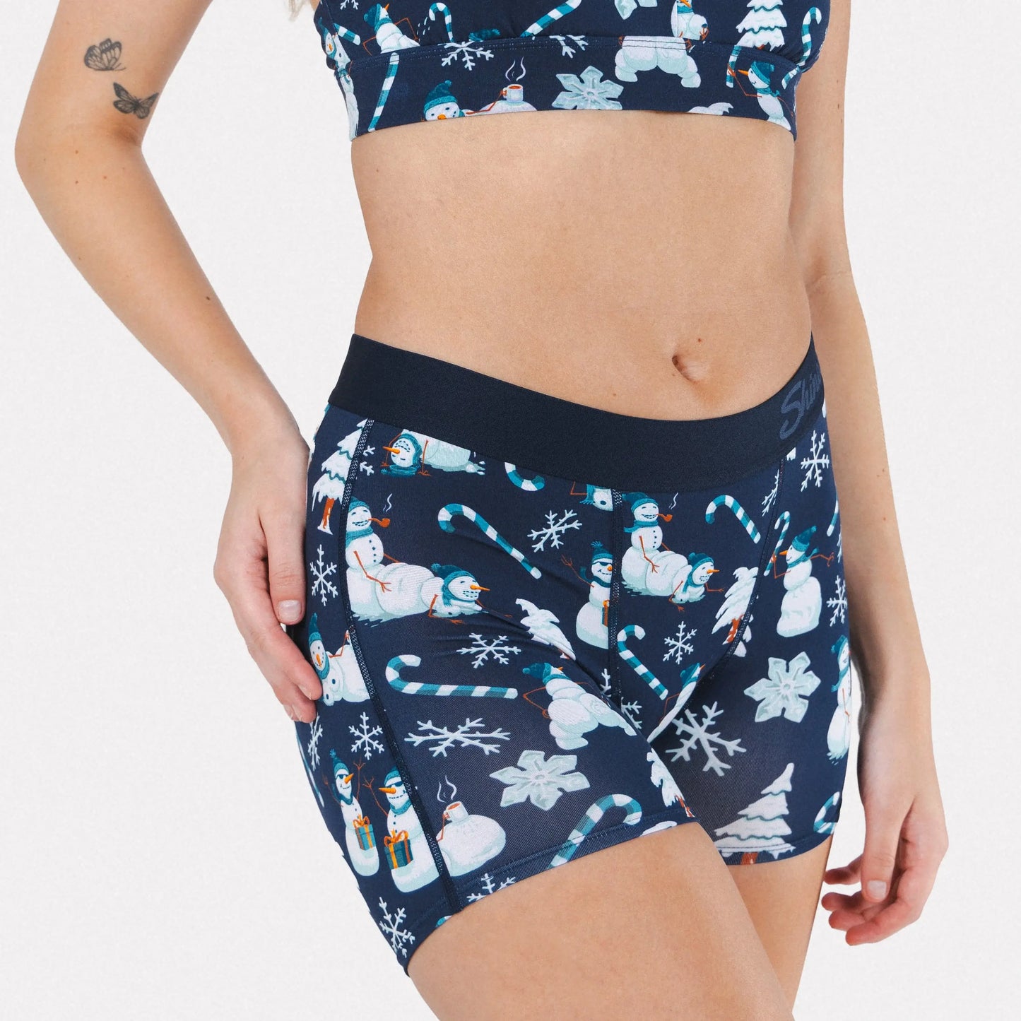 The Big Blizzard | Naughty Snowmen Women’s Boxers - Shinesty - Flyclothing LLC