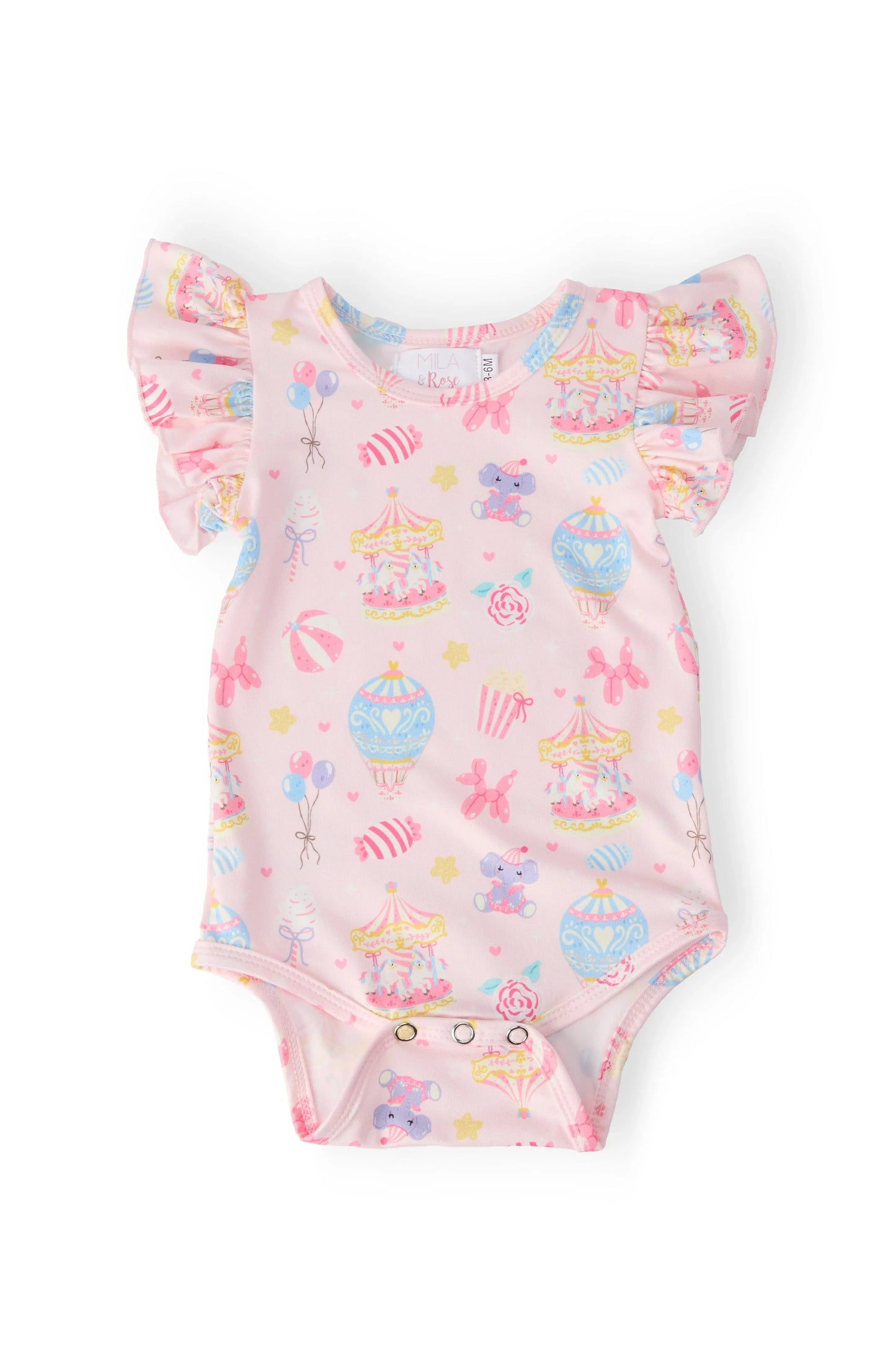 Off to the Circus S/S Flutter Bodysuit - Mila & Rose ® - Flyclothing LLC