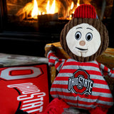 NCAA Ohio State University, Brutus the Buckeye Knottie® Plush Dog Toy - HuggleHounds - Flyclothing LLC