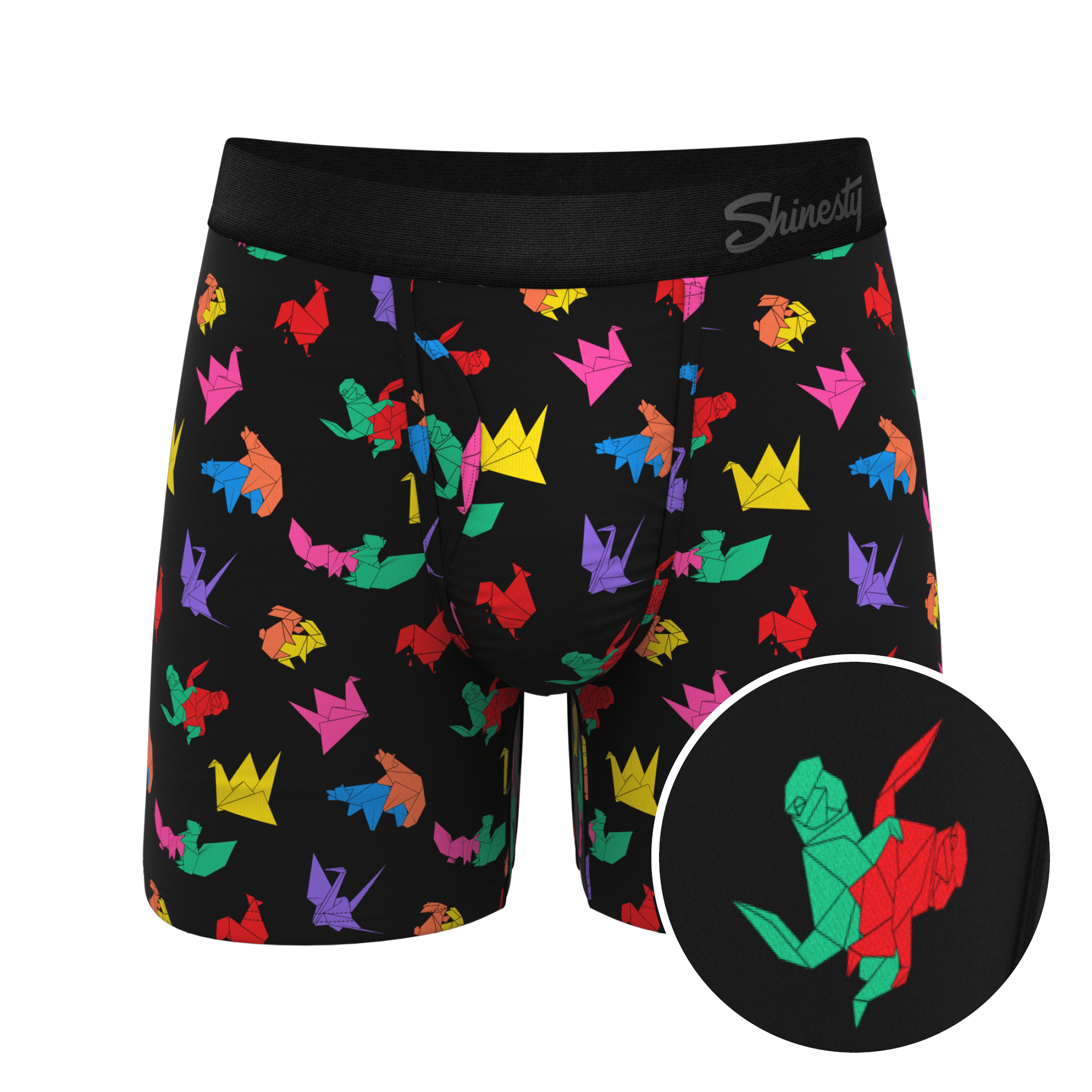 The Fold Fashioned | Origami Ball Hammock® Pouch Underwear With Fly - Shinesty