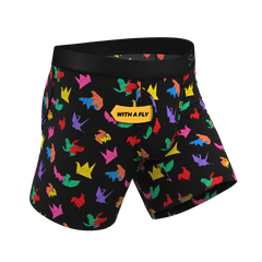 The Fold Fashioned | Origami Ball Hammock® Pouch Underwear With Fly - Shinesty