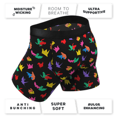 The Fold Fashioned | Origami Ball Hammock® Pouch Underwear With Fly - Shinesty