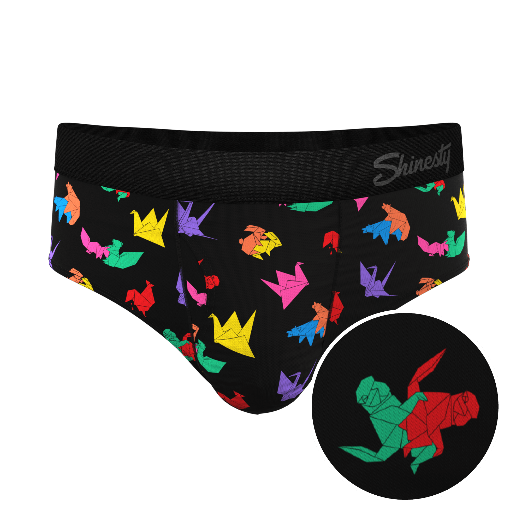 The Fold Fashioned | Origami Ball Hammock® Pouch Underwear Briefs - Shinesty