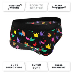 The Fold Fashioned | Origami Ball Hammock® Pouch Underwear Briefs - Shinesty