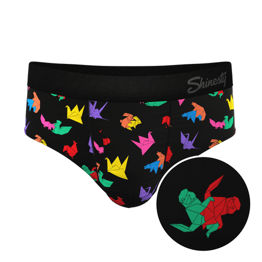 The Fold Fashioned | Origami Ball Hammock® Pouch Underwear Briefs - Shinesty