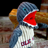 NCAA Ole Miss (U. of Mississippi), Tony Land Shark Knottie® Plush Dog Toy - HuggleHounds - Flyclothing LLC
