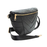 Chevron Patterned Solid Sling Bag - Madeline Love - Flyclothing LLC