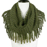 Mini Tube Fringe Scarf - Madeline Love - Flyclothing LLC