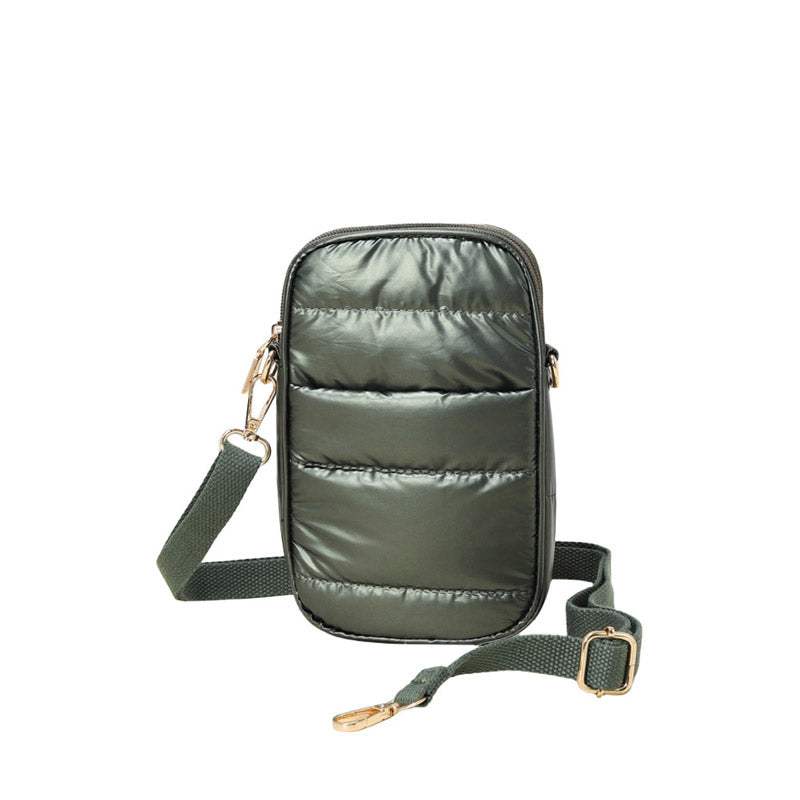 Puffer Rectangle Crossbody Bag - Madeline Love - Flyclothing LLC