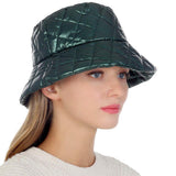 Quilted Puffer Solid Bucket Hat - Madeline Love - Flyclothing LLC