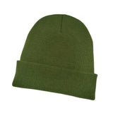 Solid Knit Beanie Hat - Madeline Love - Flyclothing LLC