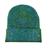 Studded Solid Knit Beanie Hat - Madeline Love - Flyclothing LLC