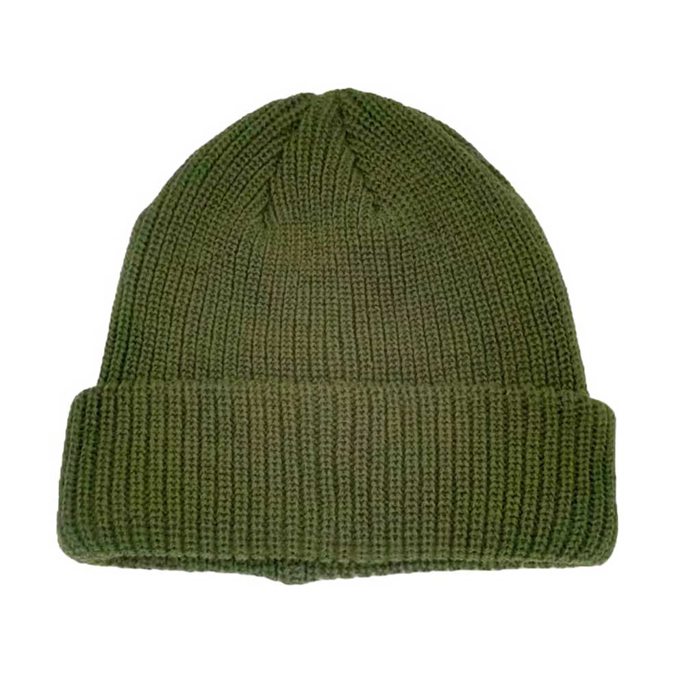 Solid Knit Beanie Hat - Madeline Love - Flyclothing LLC