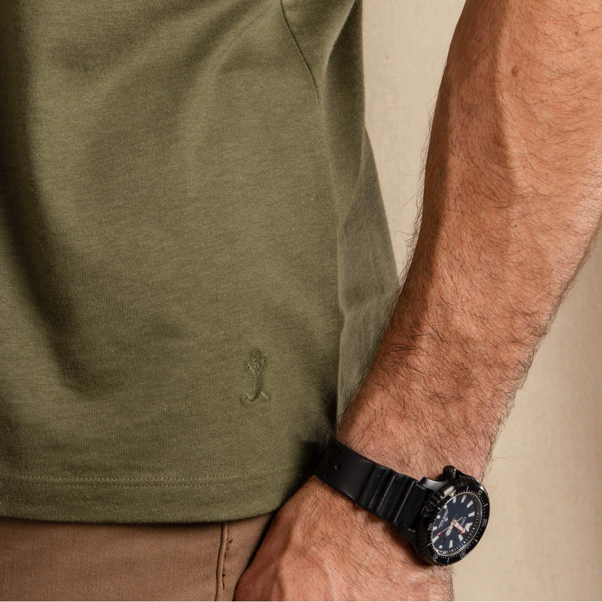 The Manzanilla | Olive Everyman™ Pocket T Shirt - Shinesty - Flyclothing LLC