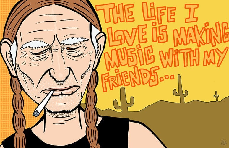 Black Market Art Company On The Road Again Print