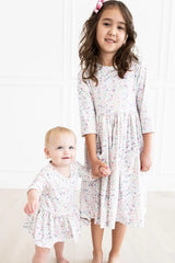 One in a Million 3/4 Sleeve Twirl Bodysuit - Mila & Rose ® - Flyclothing LLC