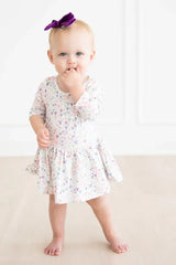 One in a Million 3/4 Sleeve Twirl Bodysuit - Mila & Rose ® - Flyclothing LLC