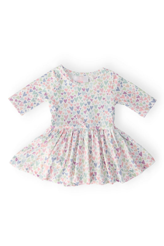 One in a Million 3/4 Sleeve Twirl Bodysuit - Mila & Rose ® - Flyclothing LLC