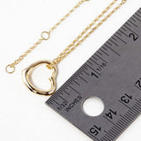 Open Heart Pendant Necklace - Madeline Love - Flyclothing LLC