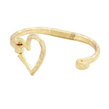 Open Metal Heart Hook Bracelet - Madeline Love - Flyclothing LLC