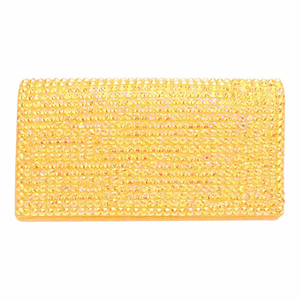 Bling Studded Evening Clutch Crossbody Bag - Madeline Love - Flyclothing LLC