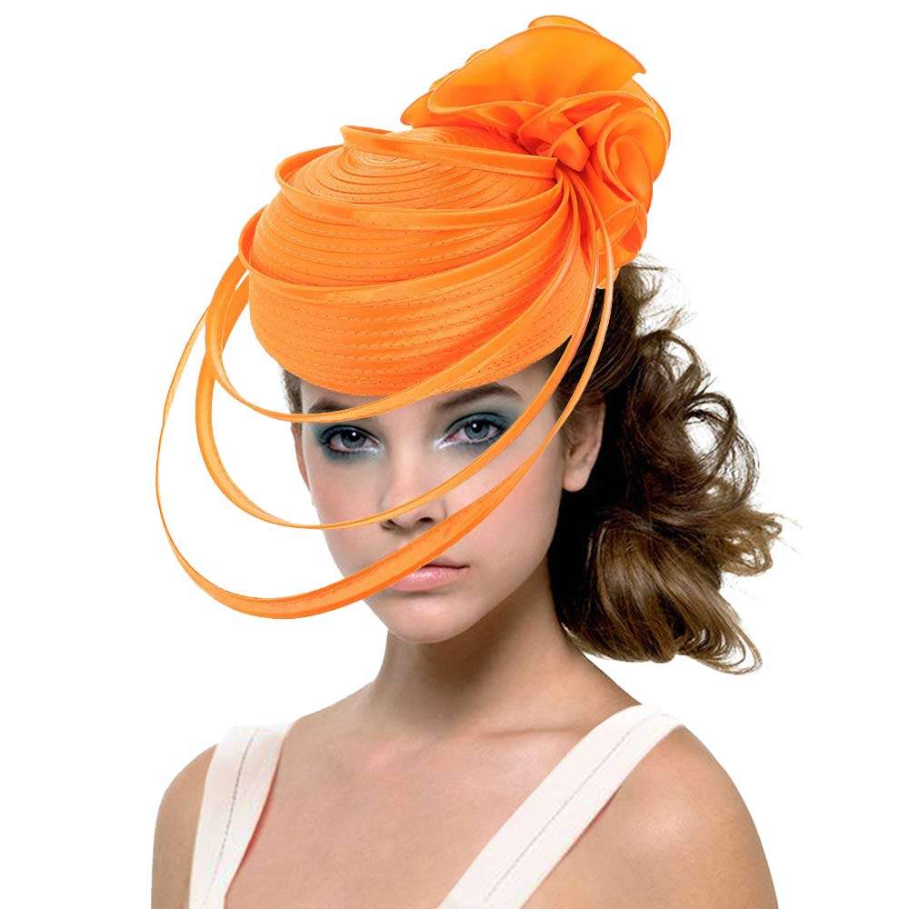 Fabric Pointed Elastic String Dressy Hat - Madeline Love - Flyclothing LLC