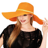 Sequin Band Pointed Straw Sun Hat - Madeline Love - Flyclothing LLC