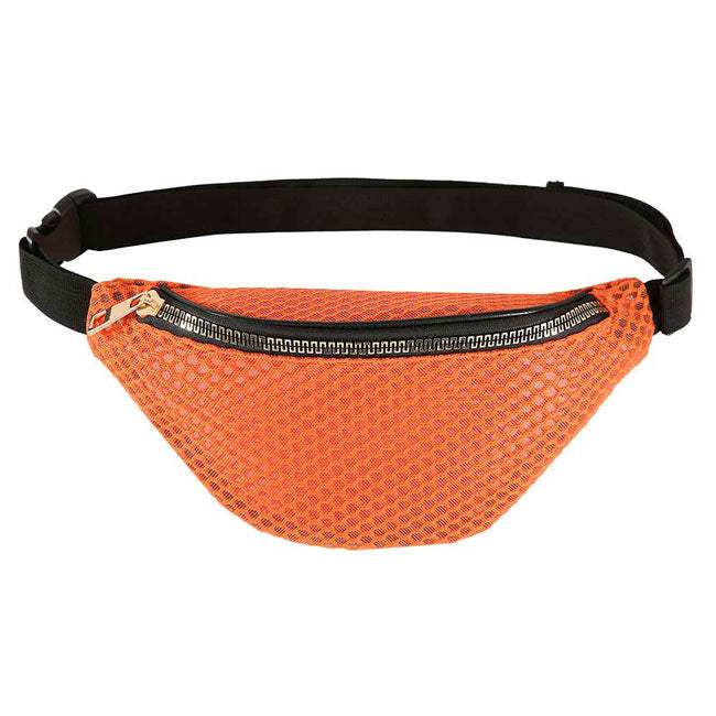 Solid Mesh Fanny Pack - Madeline Love - Flyclothing LLC