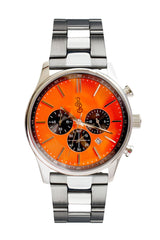 Orange and Black Chronograph - The Beyond Boring Watch Company - Flyclothing LLC
