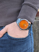 Orange Sunburst Watch - The Beyond Boring Watch Company - Flyclothing LLC