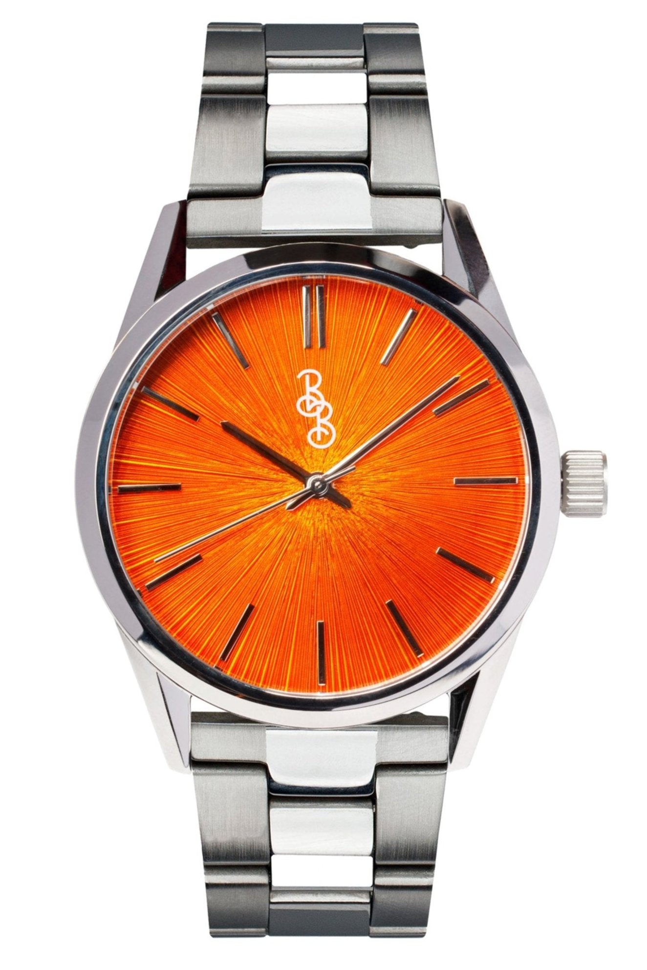 Orange Sunburst Watch - The Beyond Boring Watch Company - Flyclothing LLC