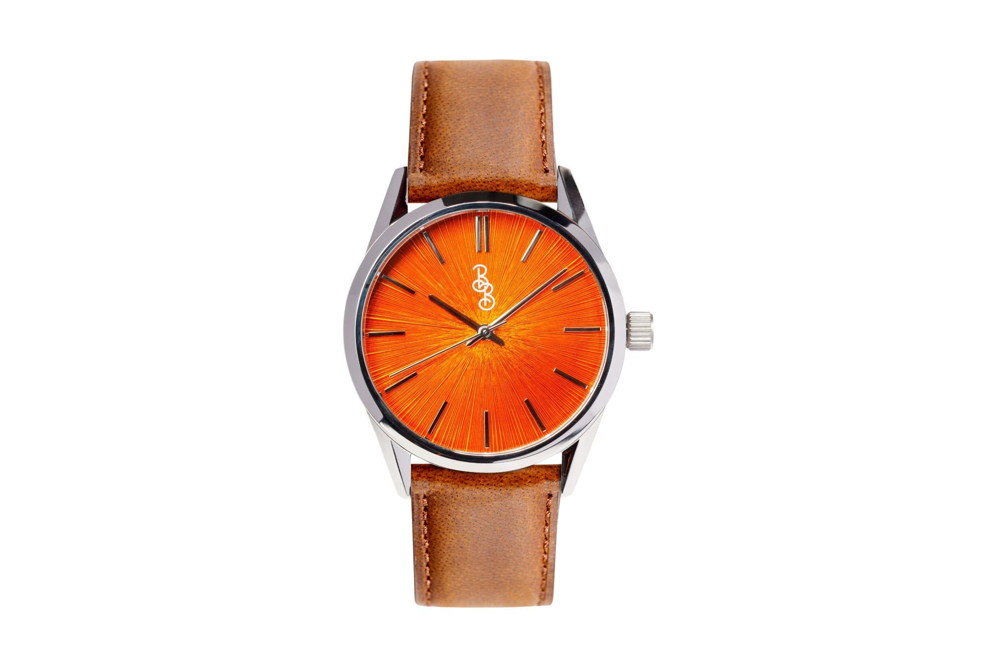 Orange Sunburst Watch - The Beyond Boring Watch Company - Flyclothing LLC