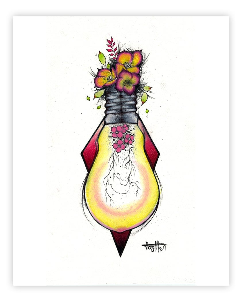 Black Market Art Company Organic Thoughts Print