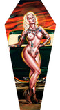 Black Market Art Company Our Lady of Lourdes & Stretched Canvas Coffin Print