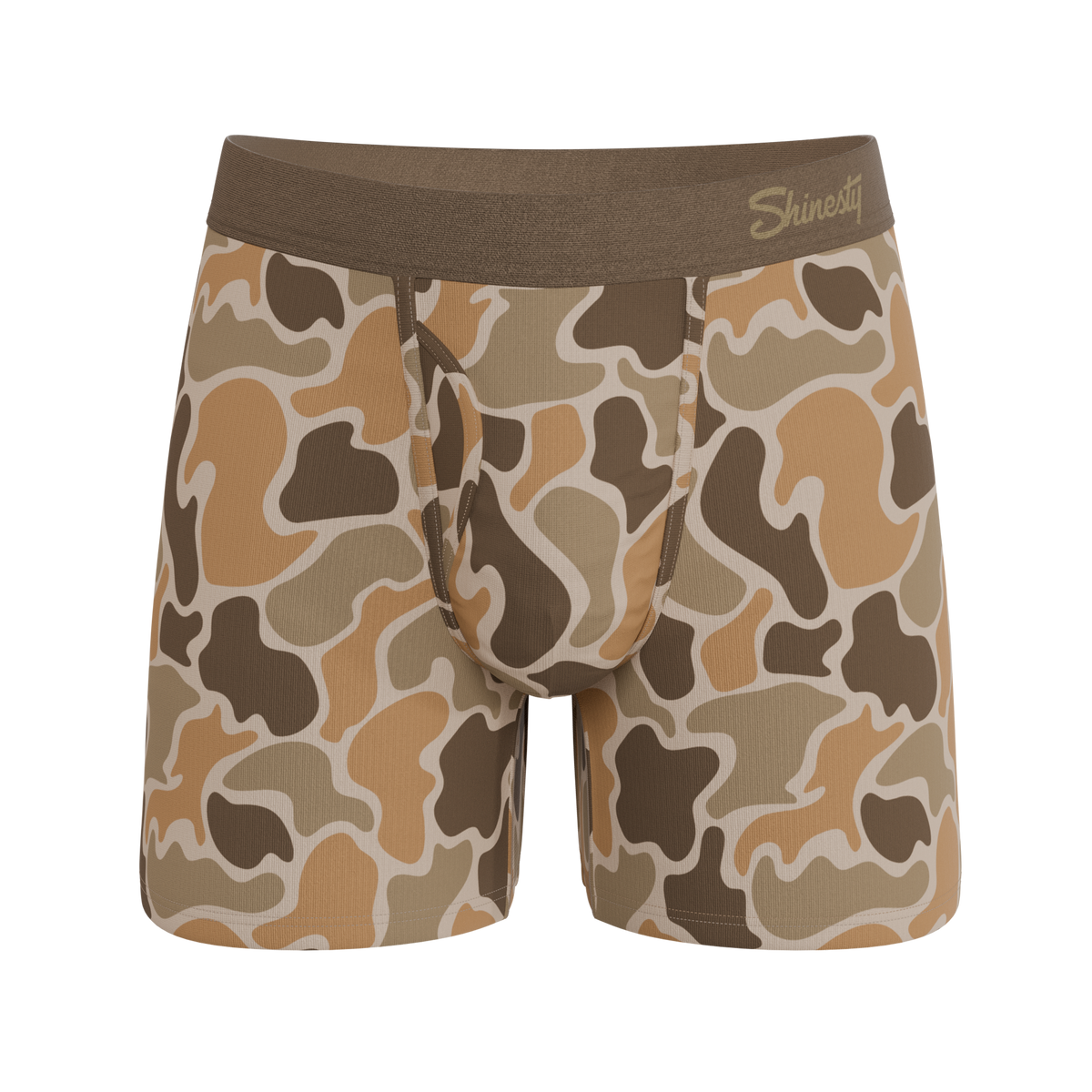 The Out Of Sight | Light Duck Camo Ball Hammock® Pouch Underwear With Fly - Shinesty - Flyclothing LLC