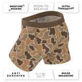The Out Of Sight | Light Duck Camo Ball Hammock® Pouch Underwear With Fly - Shinesty - Flyclothing LLC