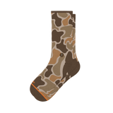 The Out Of Sight | Light Duck Camo Heel Hammock™ Crew Socks