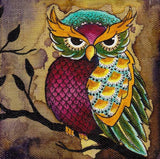 Black Market Art Company Owl Print