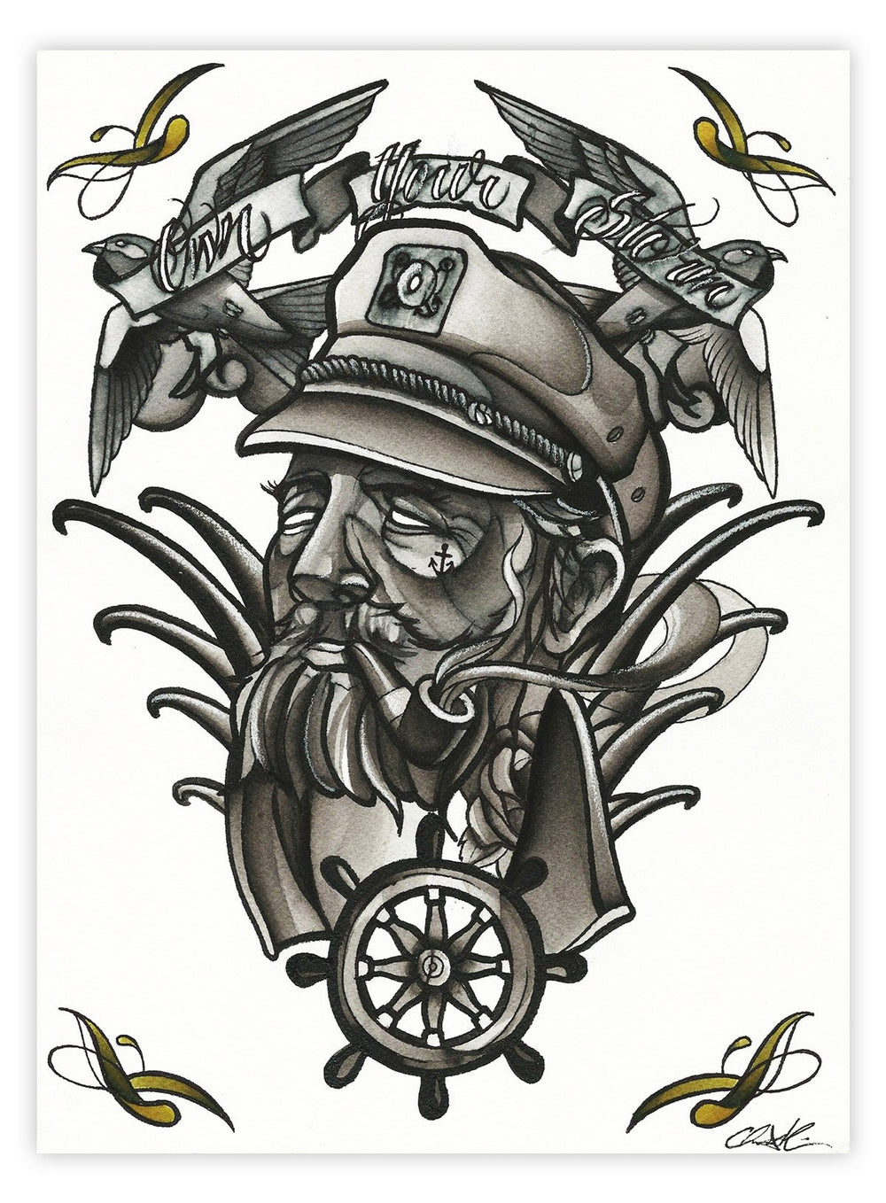 Black Market Art Company Own Your Storm Print