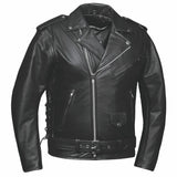 Ozzy - Mens Motorcycle Biker Leather Jacket